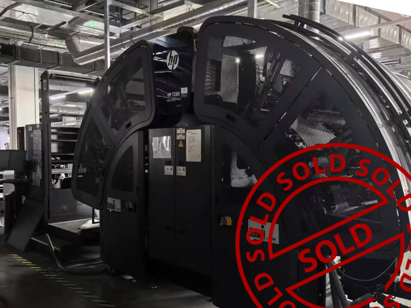 HP T260 PageWide Inkjet Web Press (05) SOLD