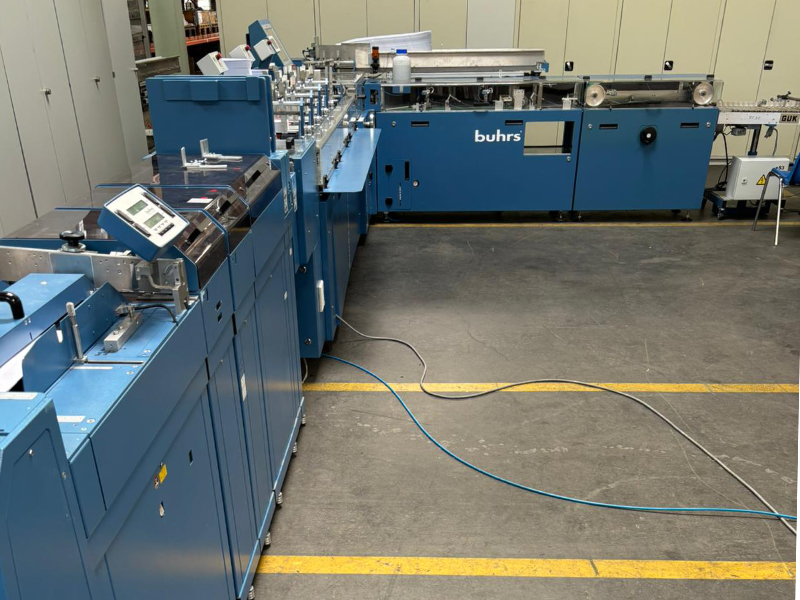 Buhrs BB300 10k, MAB feeder folder, 5 stations 