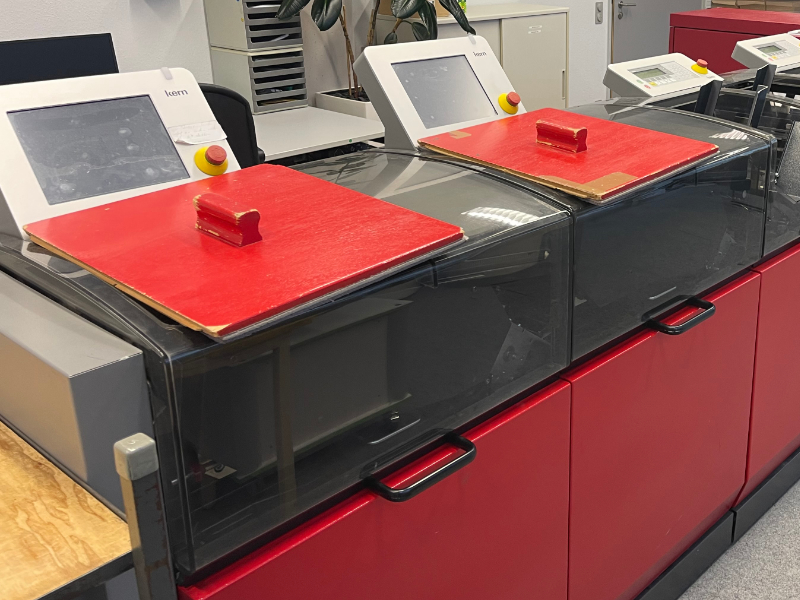 Kern FSH2600 feeder with OMR + 2D Datamatrix reading for K2500 