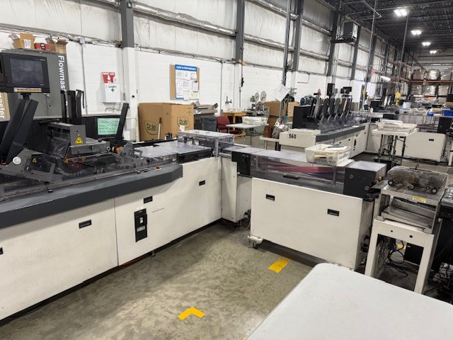 Pitney Bowes Flowmaster RS, 6 stations, envelope finishing