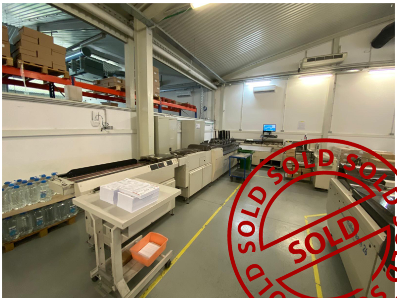 Pitney Bowes MPS, feeder 36K, 4 stations, DC SOLD