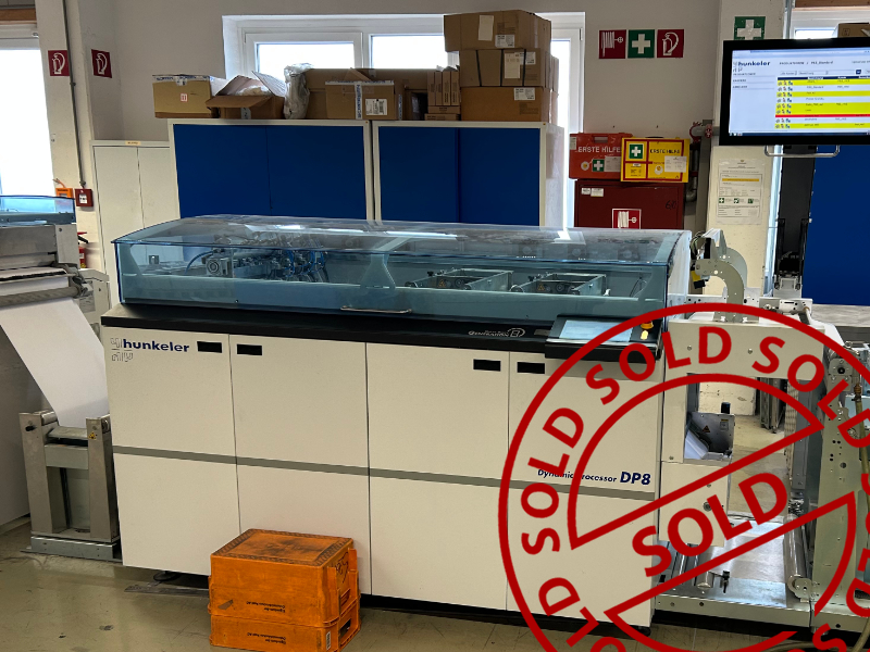 Hunkeler dynamic perforator  DP8, 2-up,(16) SOLD