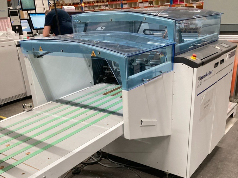 Hunkeler FS6 7187, folder conveyor, 100m, pinfed (07)