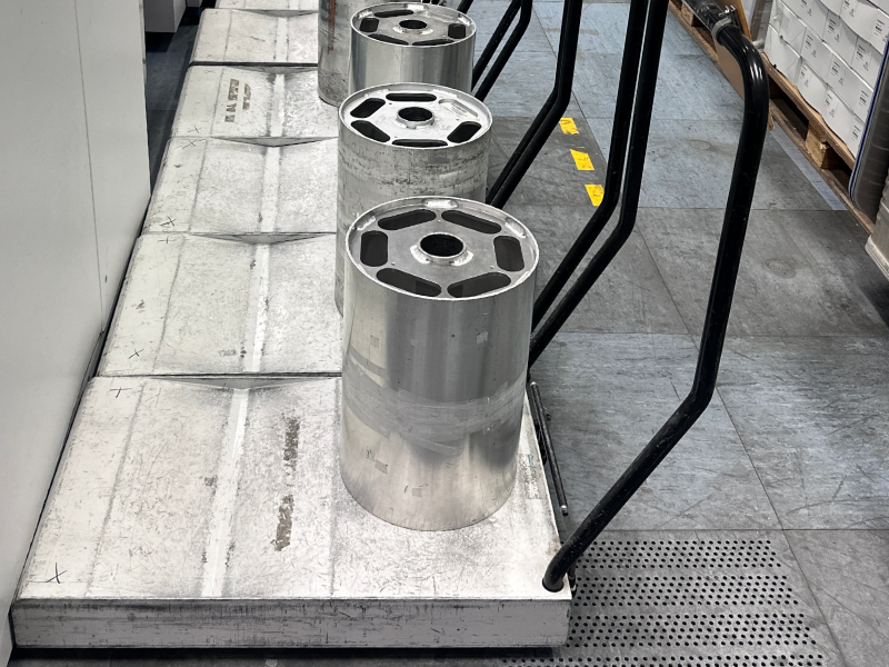 airshaft adapter, aluminium, 70-295mm, length 500mm